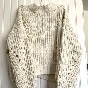 Hollister cropped sweater